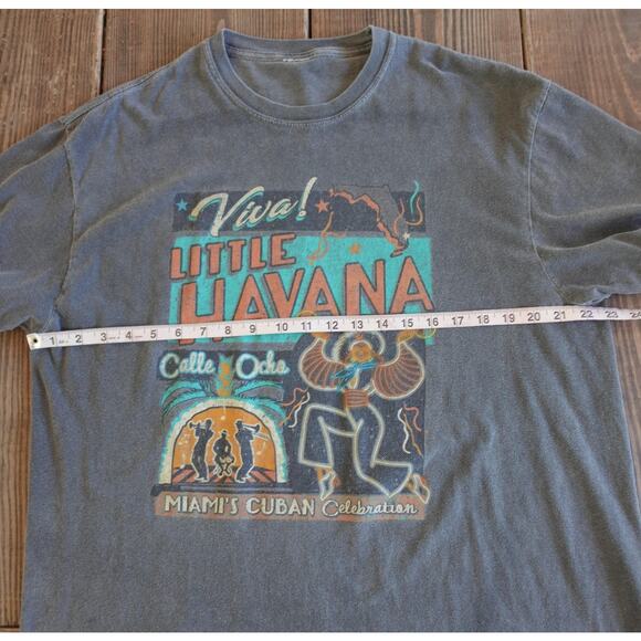 Vintage Little Havana T Shirt Mens Extra Large Miami Cuban Vacationland 90s Tee - Picture 5 of 6